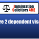 Tier 2 dependent Visa